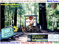 Memorial County Park performance  2001 Silicon Valley Symphony